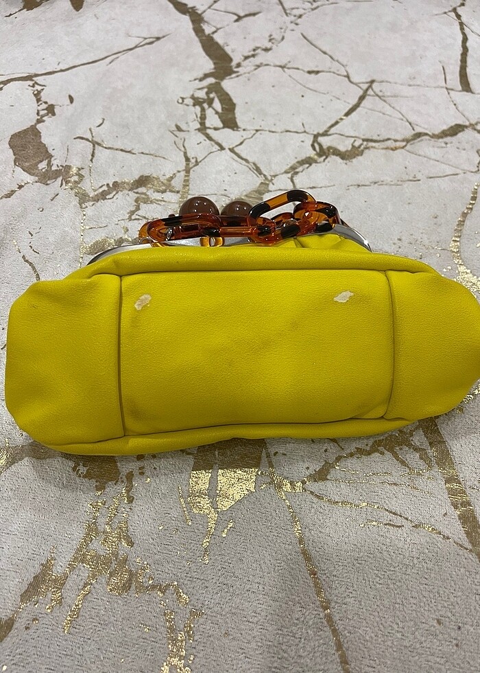 Zara sarı çanta - Görsel 4