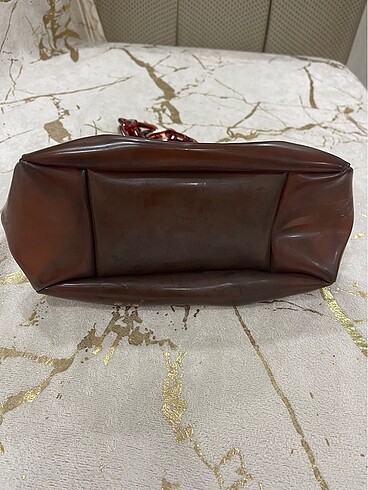 Zara şeffaf kahverengi çanta - Görsel 3