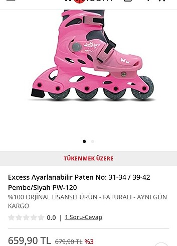 Paten Excess ayarlanabilir