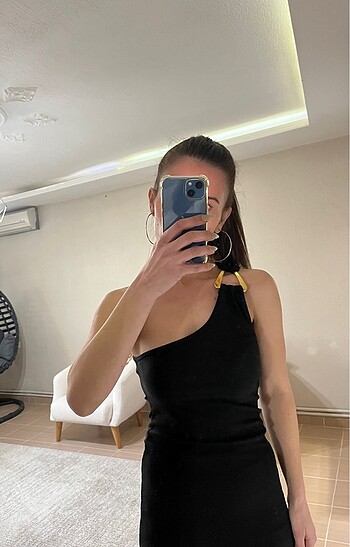 s Beden siyah Renk Elbise