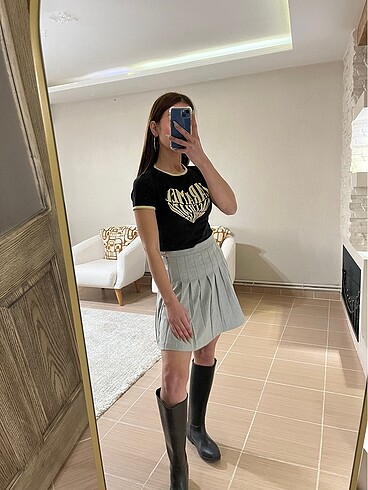 s Beden Pileli etek