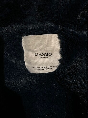 xs Beden Mango kürklü mont