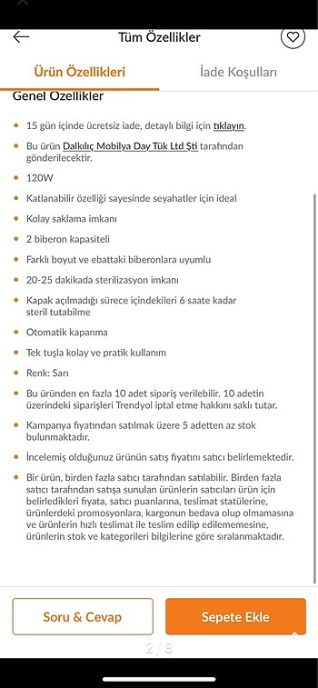 Arzum Arzum Bebbe Seyahat Tipi Sterilizatör