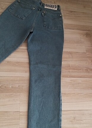 xs Beden mavi Renk Ragged jean