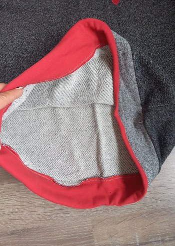 Erkek Gri pijama üst sweat - Görsel 5