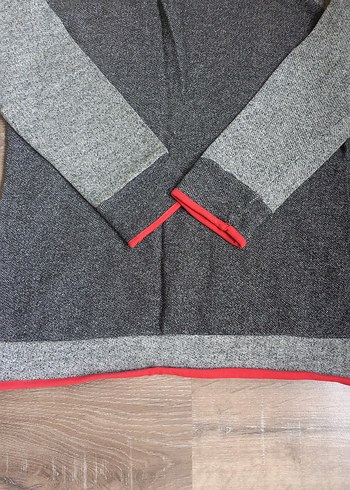 Erkek Gri pijama üst sweat - Görsel 3