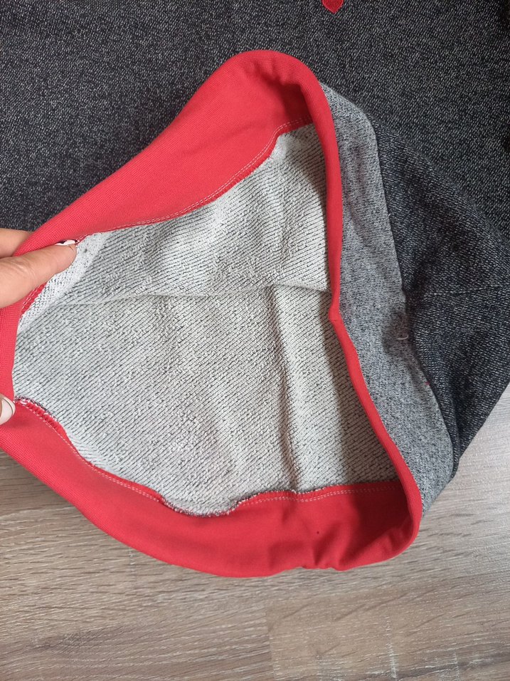 Erkek Gri pijama üst sweat - Görsel 5