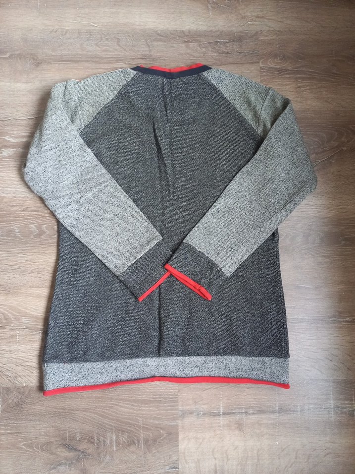 Erkek Gri pijama üst sweat - Görsel 2