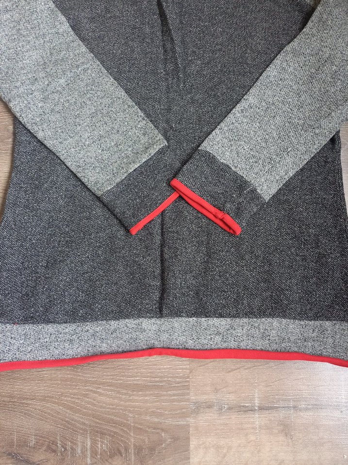 Erkek Gri pijama üst sweat - Görsel 3