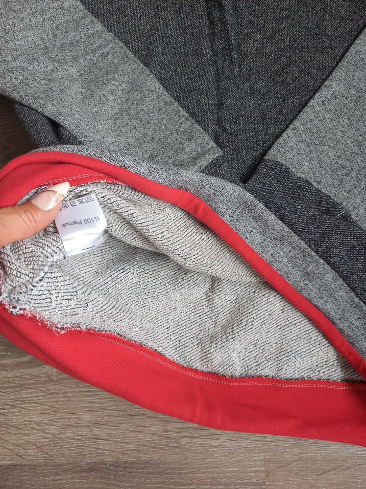 Erkek Gri pijama üst sweat - Görsel 4