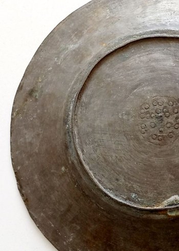 eski antika Desenli Tabak - Görsel 4