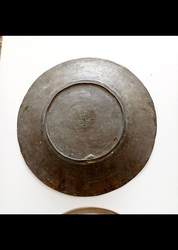 eski antika Desenli Tabak - Görsel 2