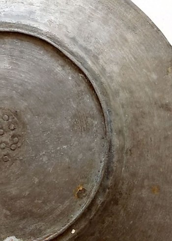 eski antika Desenli Tabak - Görsel 3