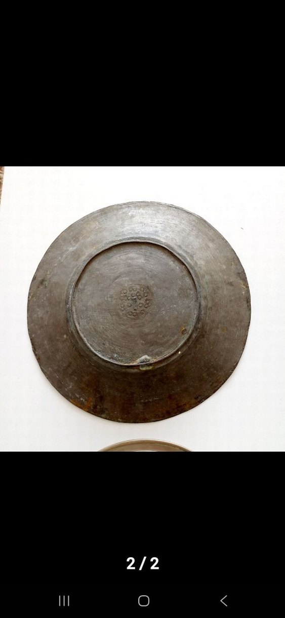 eski antika Desenli Tabak - Görsel 2