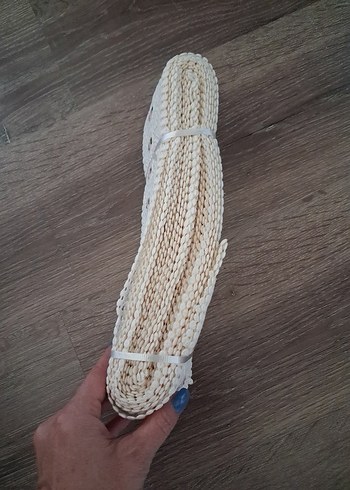 güpür Çiçek Desenli Örgü Dantel Şerit - Görsel 5