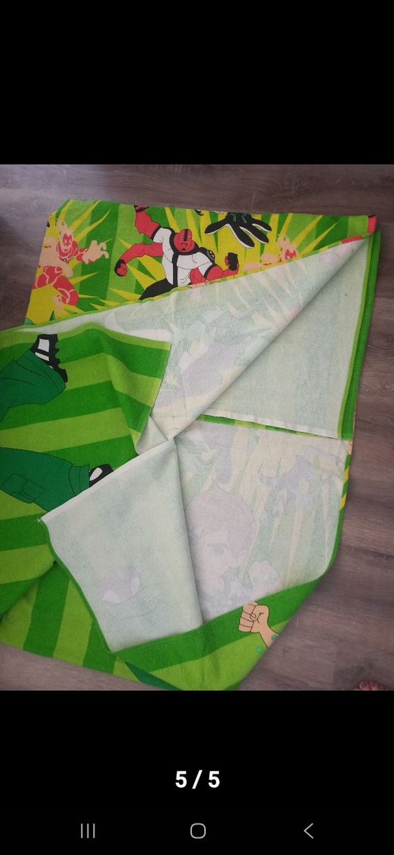 Ben ten 10 Yatak Örtüsü pike - Görsel 5