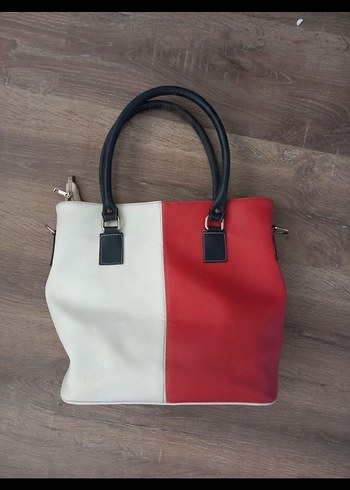 Tommy Hilfiger Renkli Deri Kadın Çanta - Görsel 8