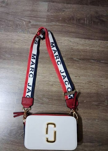 Beyaz Deri Kadın Çapraz Çanta - Görsel 3