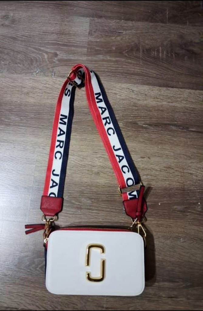 Beyaz Deri Kadın Çapraz Çanta - Görsel 3