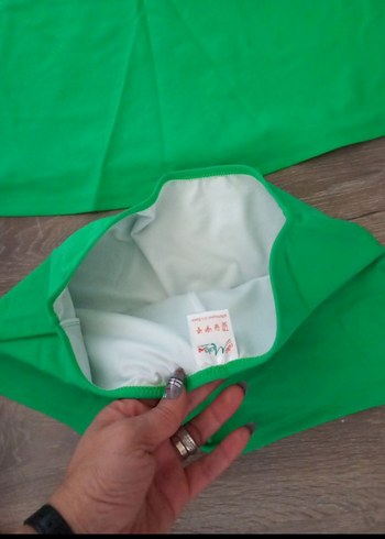 36 Beden yeşil Renk Tankini mayo # mayokini # mayo