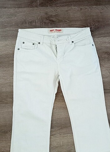 32 Beden beyaz Renk Jean pantalon # kot pantalon 