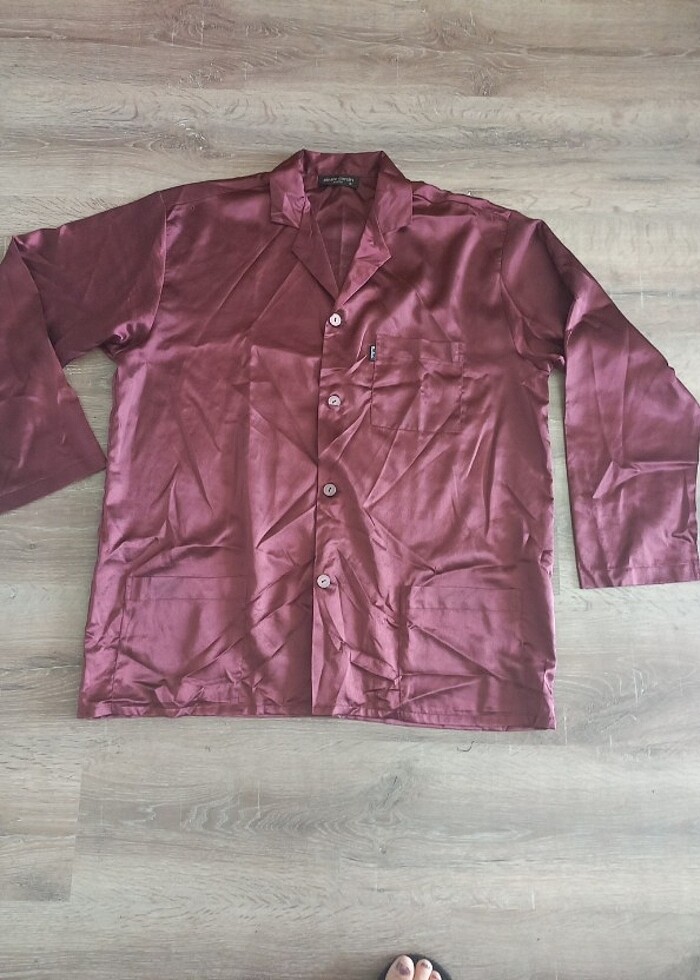 Saten pijama takım - Görsel 2