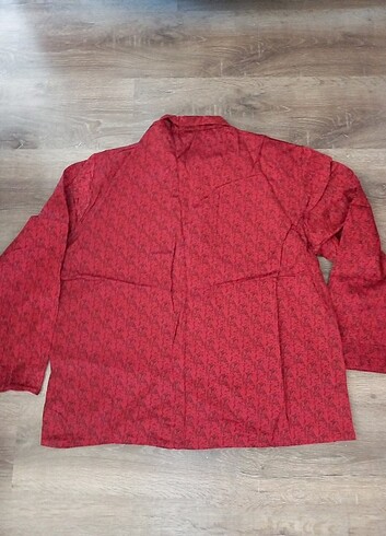 Pijama sabahlık pamuk saten - Görsel 6