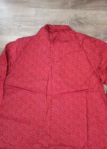 Pijama sabahlık pamuk saten - Görsel 7