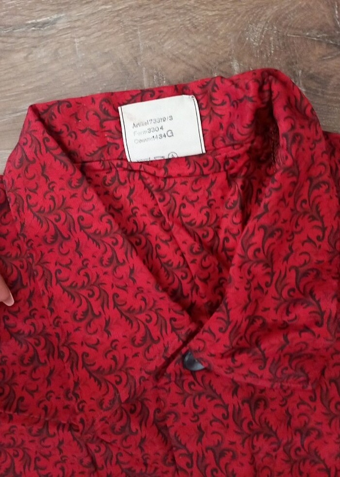 Pijama sabahlık pamuk saten - Görsel 2