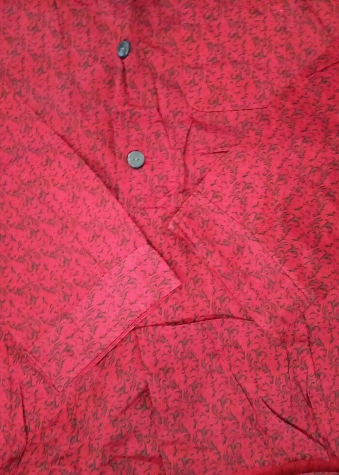 Pijama sabahlık pamuk saten - Görsel 5