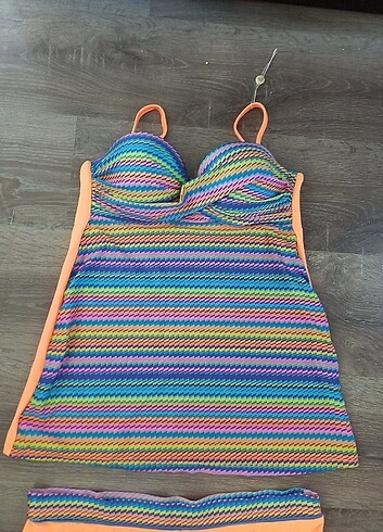 44 Beden turuncu Renk tankini # mayo