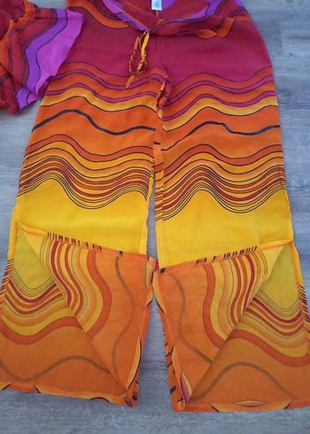 Renkli Bohem Kadın Pareo ikili takım - Görsel 8