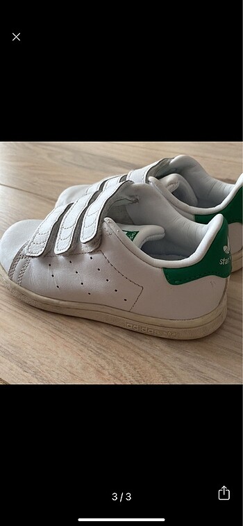 25 Beden Adidas çocuk stan smith spor ayakkabı