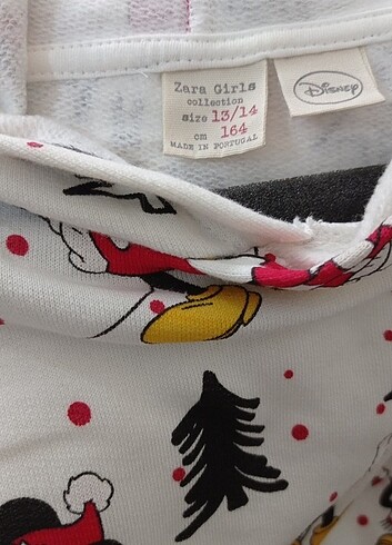 13-14 Yaş Beden çeşitli Renk Zara kız çocuk uzun sweatshirt