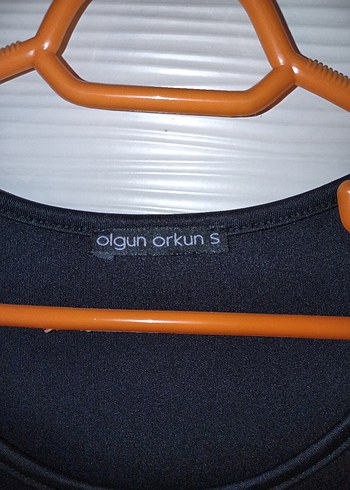 Siyah Midi yarım Kollu  Elbise - Görsel 3