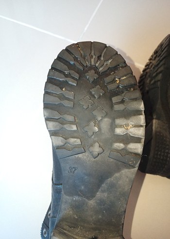 Kadın Siyah Gerçek Deri Topuklu Bot - Görsel 6