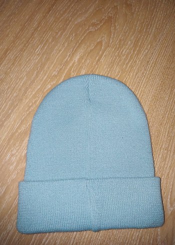 Kadın Mavi Örgü Bere - Görsel 3