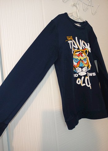 Erkek Çocuk Renkli Baskılı Sweatshirt - Görsel 2