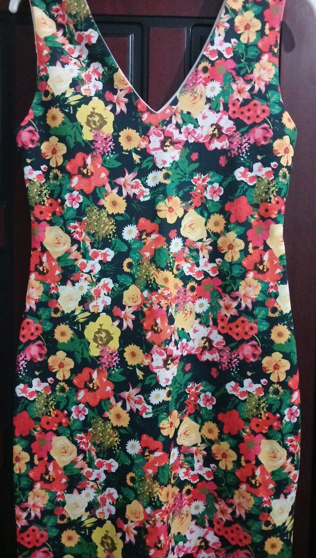 Çiçek Desenli Bohem Midi Elbise - Görsel 3