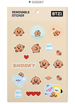 BT21 SHOOKY Baby Sticker