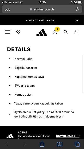 44 Beden Adidas messi halısaha ayakkabısı