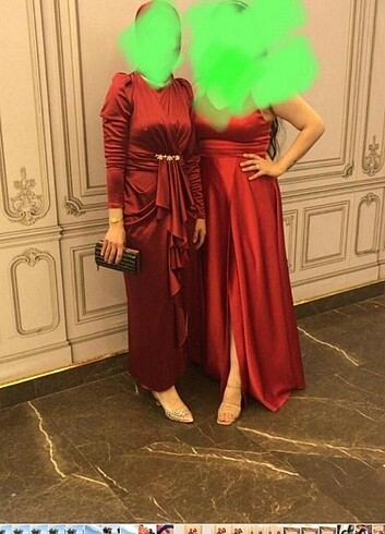 Kırmızı abiye 