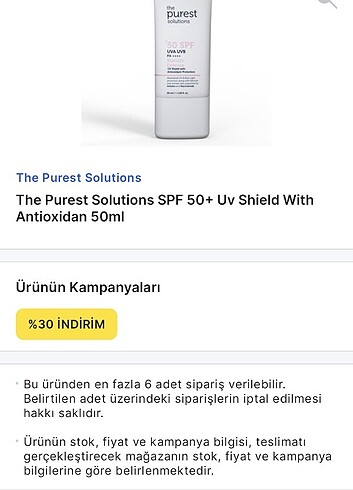 The purest renkli Güneş kremi