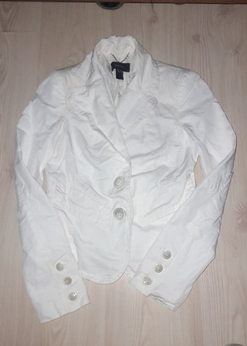 Mango Beyaz Ceket - Görsel 8