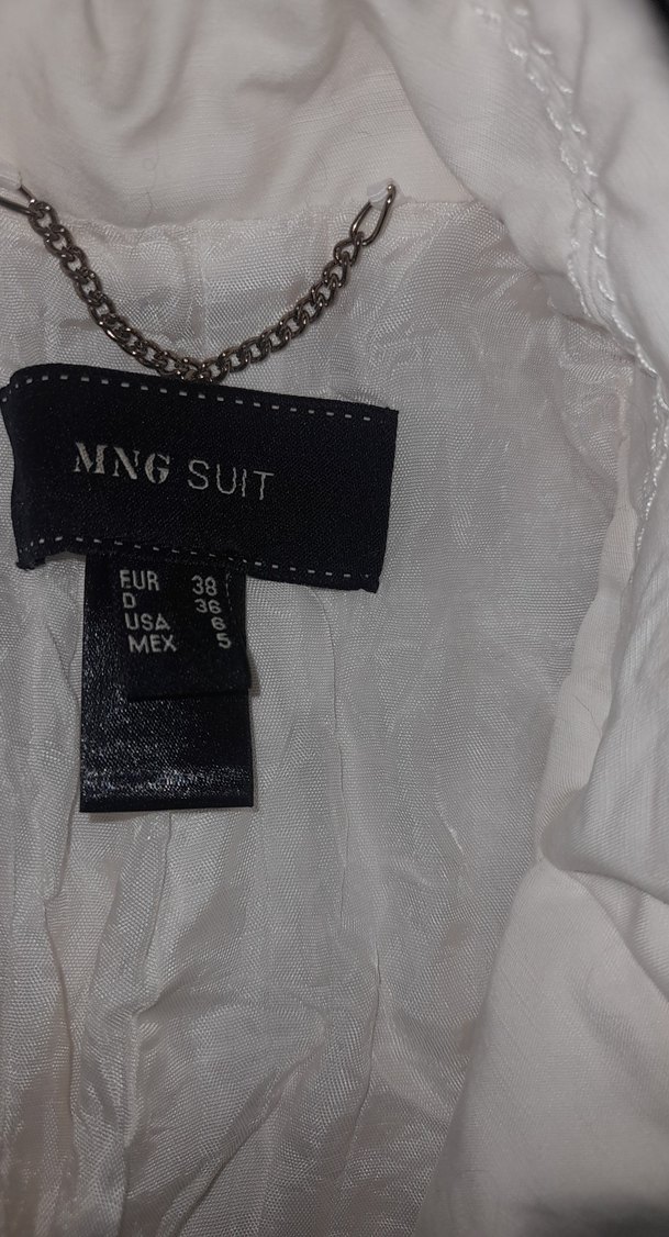 Mango Beyaz Ceket - Görsel 5