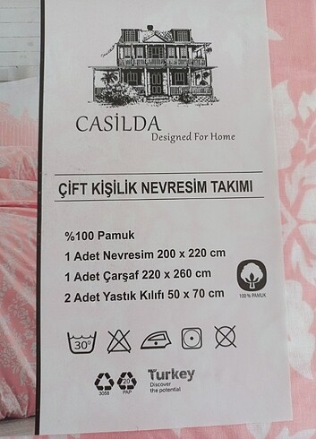 Diğer Casilda marka çift kişilik nevresim takımı 