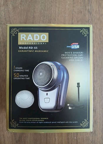 RADO RD-65 Erkek Tıraş Makinesi Gri