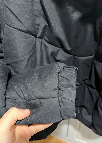 Gri Fermuarlı erkek  Kışlık Mont - Görsel 5