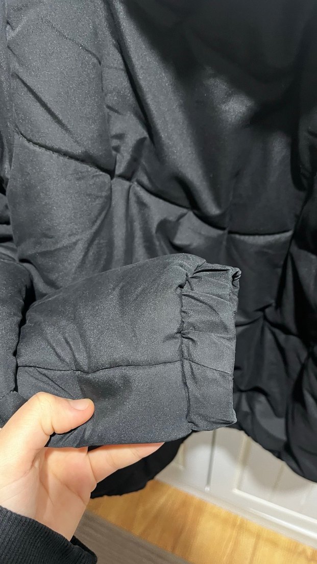 Gri Fermuarlı erkek  Kışlık Mont - Görsel 5