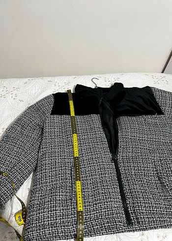 Gri Örgü Detaylı Kadın Ceket - Görsel 7